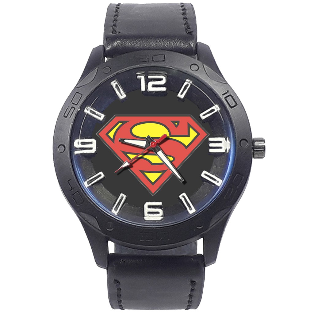 Jam Tangan SUPERMAN-1 Kalep Hitam (Exclusive)