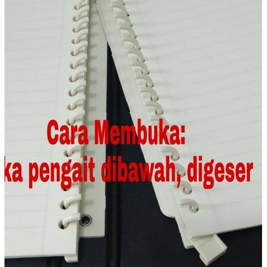 

BAYAR DITEMPAT✔️Binder File Besar B5 Hard Cover Glossy Color Ring Plastik - Satuan|RA5