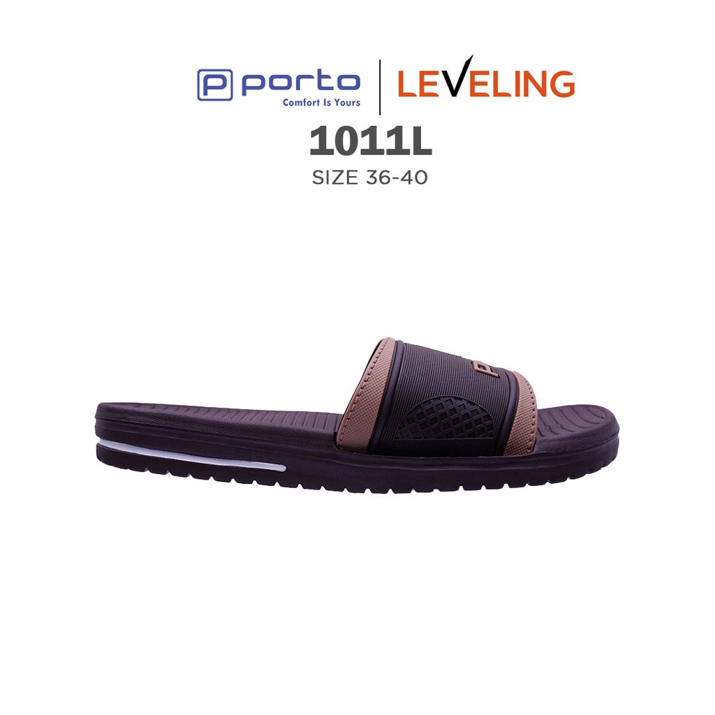 1011L - Porto Leveling Sandal Wanita Karet House Slipper Rumahan Kuat Nyaman Awet Original Terbaru