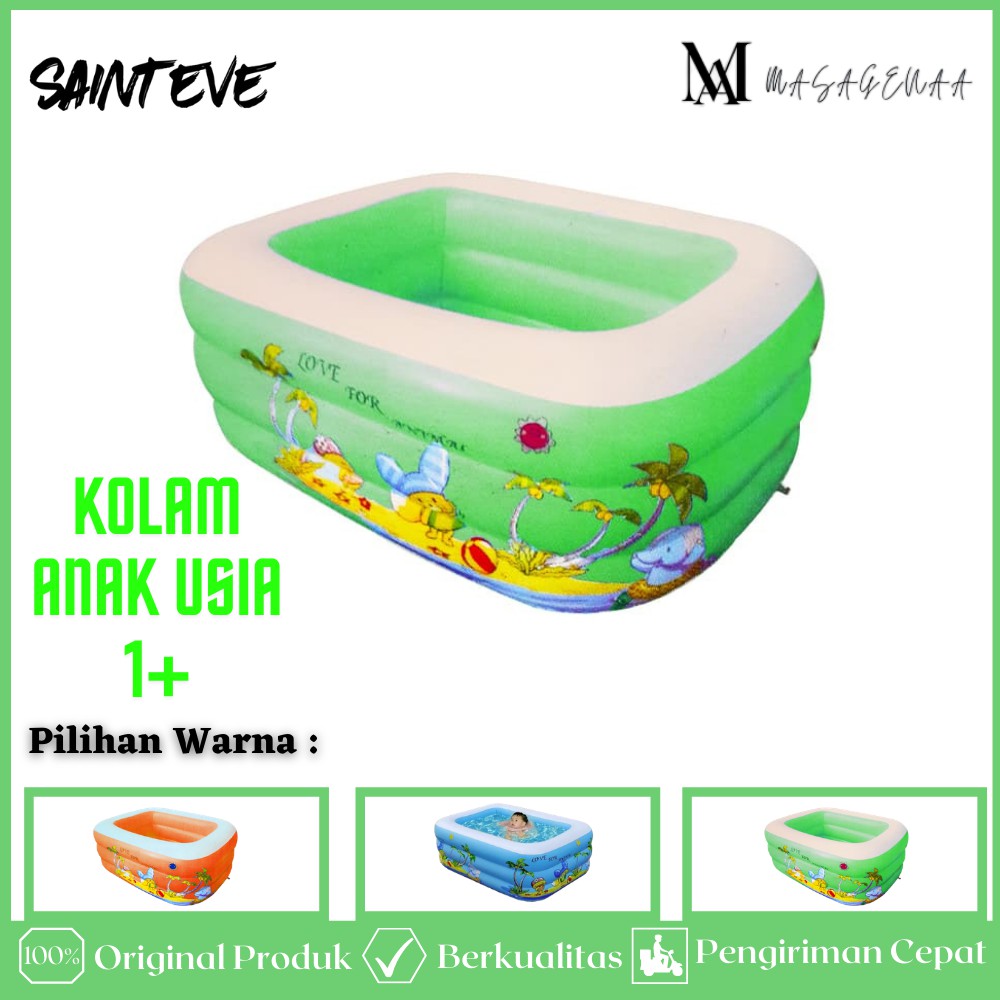 Kolam Renang Karet Anak Ukuran 120 Kolam Berenang Anak Anak Kotak Kolam Renang Anak Murah Sainteve