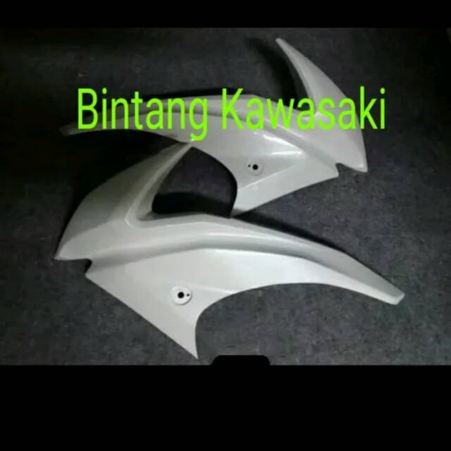 Fairing coak ninja rr new fairing body sayap atas ninja rr new coak putih original Kawasaki