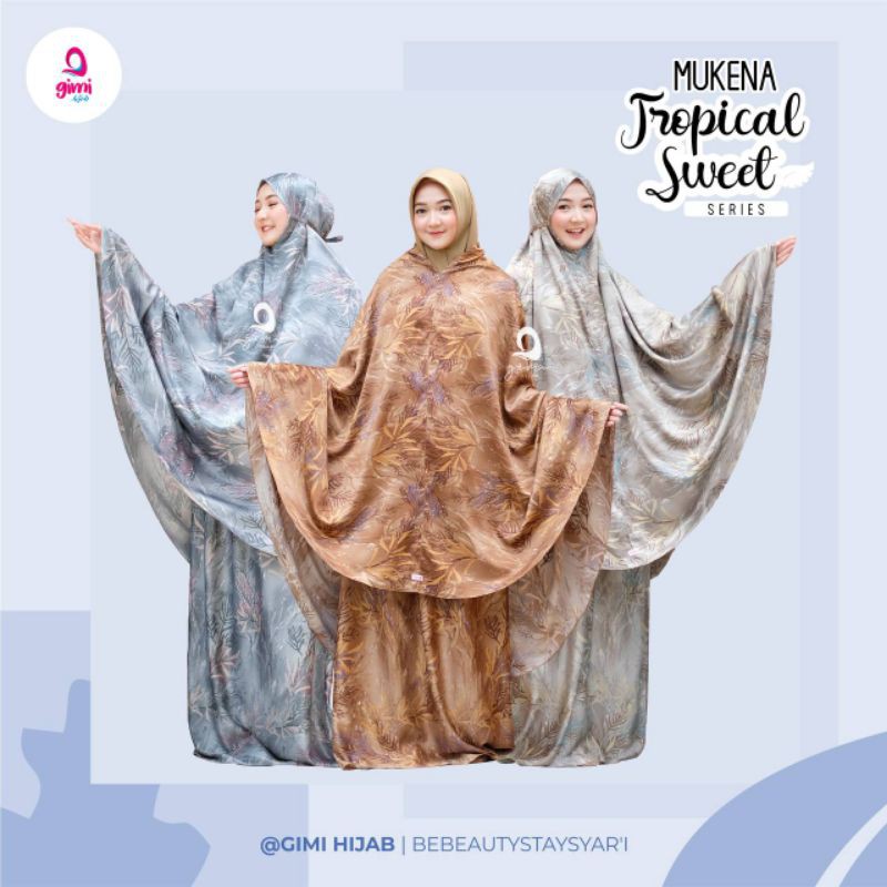 Mukena Tropical sweet by GIMI HIJAB