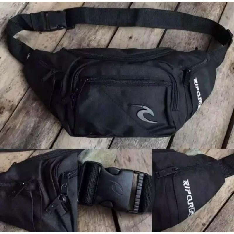 waistbag Quiksilver/ waistbag ripcurl tas pinggang Quiksilver logo besi premium