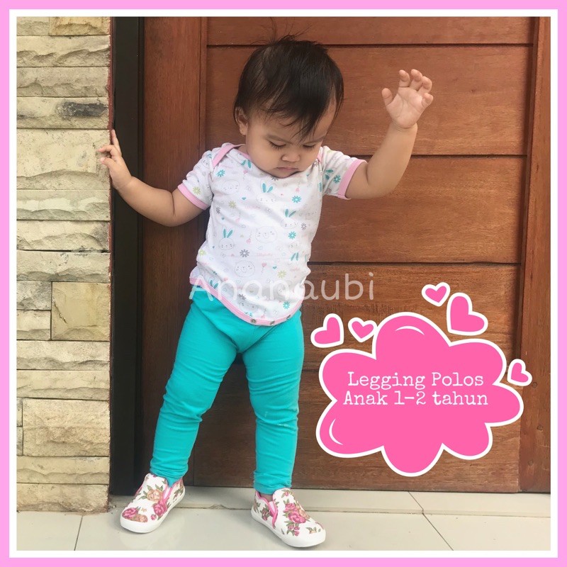 Legging Polos Anak Bayi 1-2 tahun
