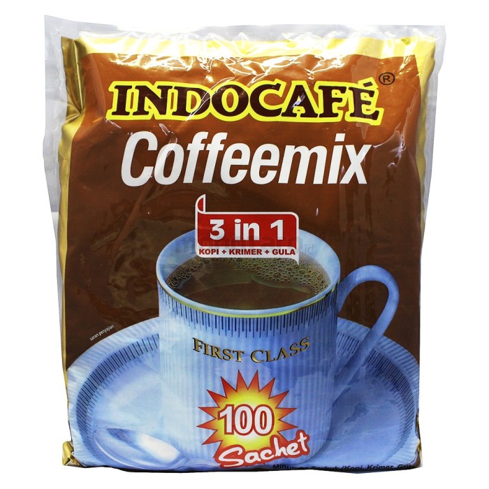 

NEW Indocafe Coffeemix 3in 1 Sachet [ 20gr /100 pcs / 1 Bal ]