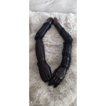 sarung tangan panjang polkadot