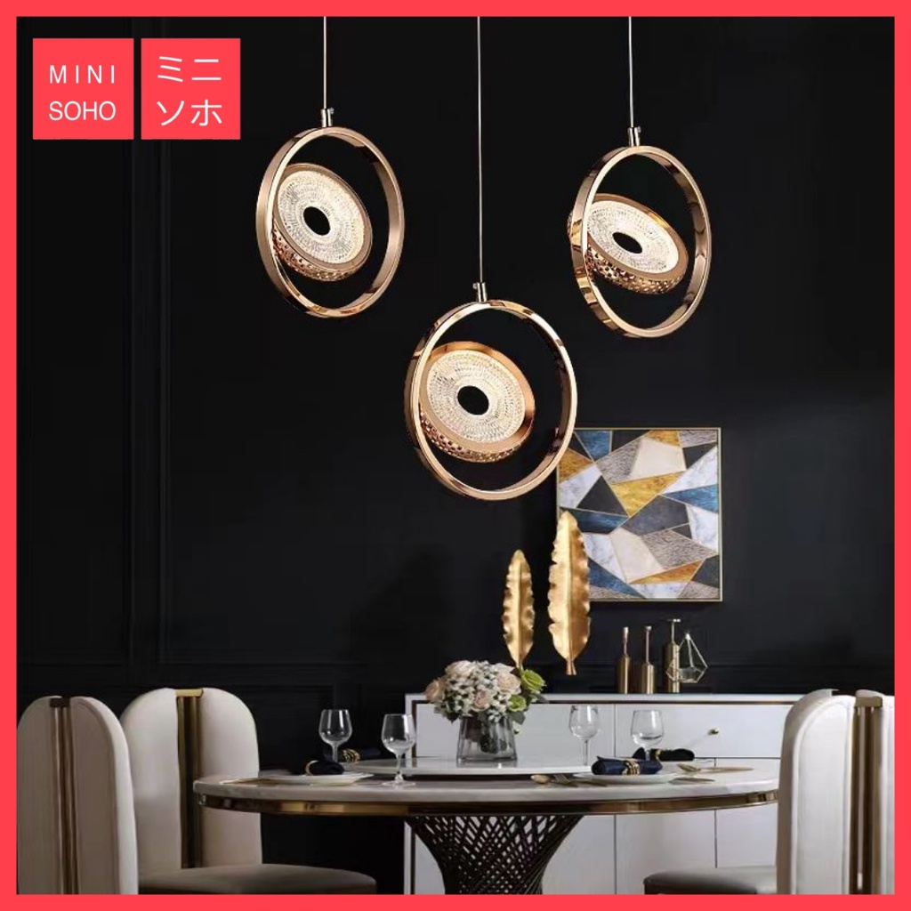 Lampu Gantung Hias Glass Pendant Lamp Post Modern 2968