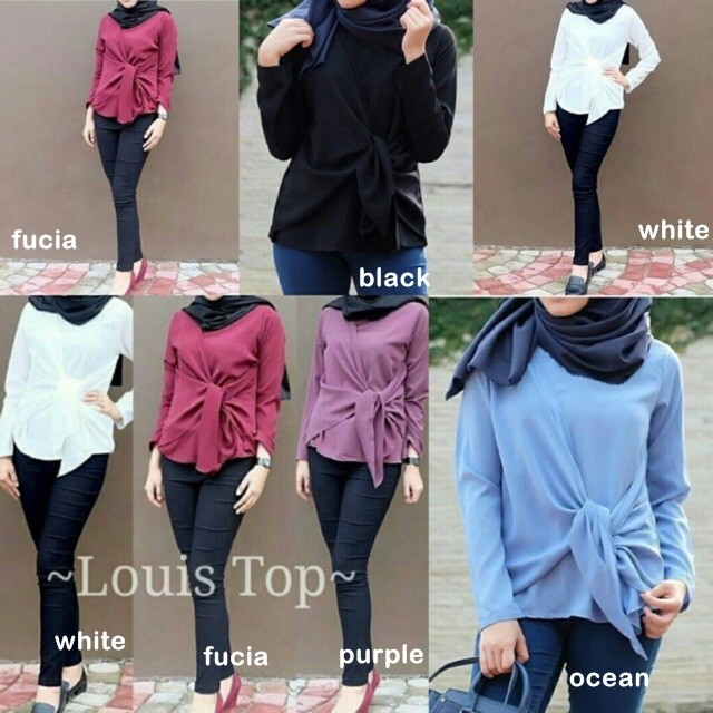 BAJU WANITA MURAH LOUIS TOP BAJU WANITA GROSIR TANAH ABANG