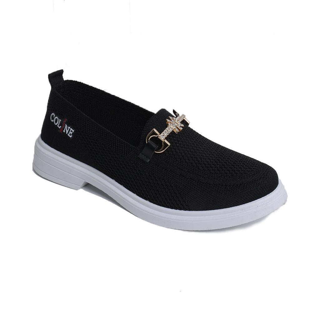 COLINE Y7-1 Flyknit Loafers Shoes / Sepatu Wanita C1094-1