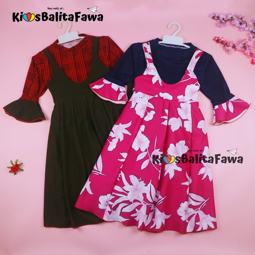 Gamis Aisyah uk 3-9 Tahun / Long Dres Baju Ngaji Anak Perempuan Murah Adem Gamis Lebaran [EXPORT]