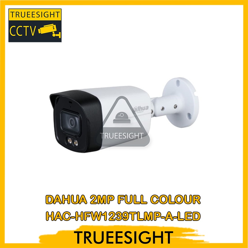 CCTV DAHUA Full Colour Audio 2MP Outdoor HAC HFW1239TLMP A LED