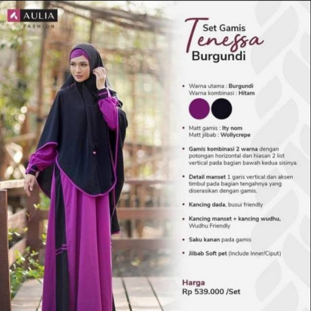 GAMIS SYARII BRANDED / GAMIS SYARII PALING LARIS / GAMIS SYARII AULIA TENESSA