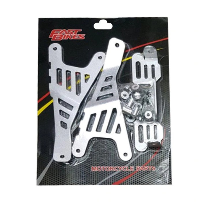 BREKET PLAT NOMOR DEPAN SET FUL CNC FASTBIKES NMAX LEXI AEROX 155 XMAX motor