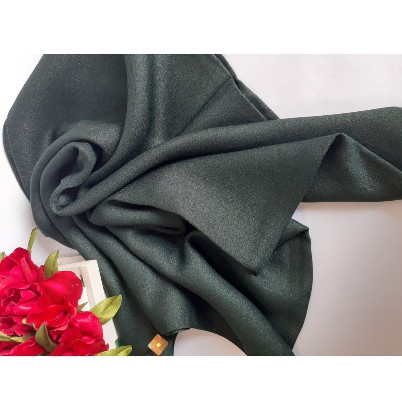 SHINAR GLAMOUR ANSANIA PREMIUM Kerudung Segi Empat-Hijau Botol