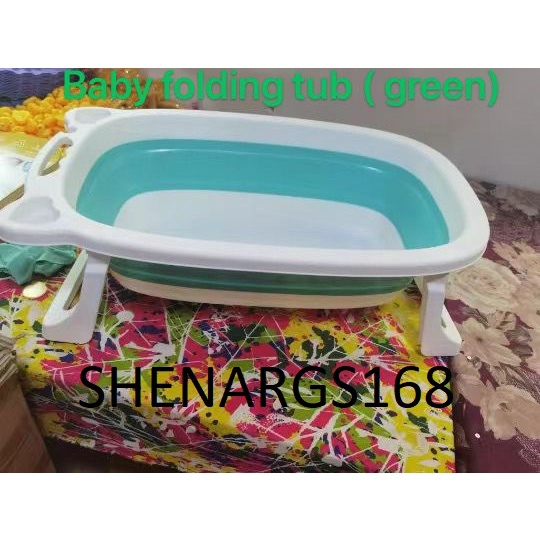 NEW!!!!baby folding bathtub - Bak Mandi Bayi Lipat Portable Bathtub Anak Peralatan Bayi