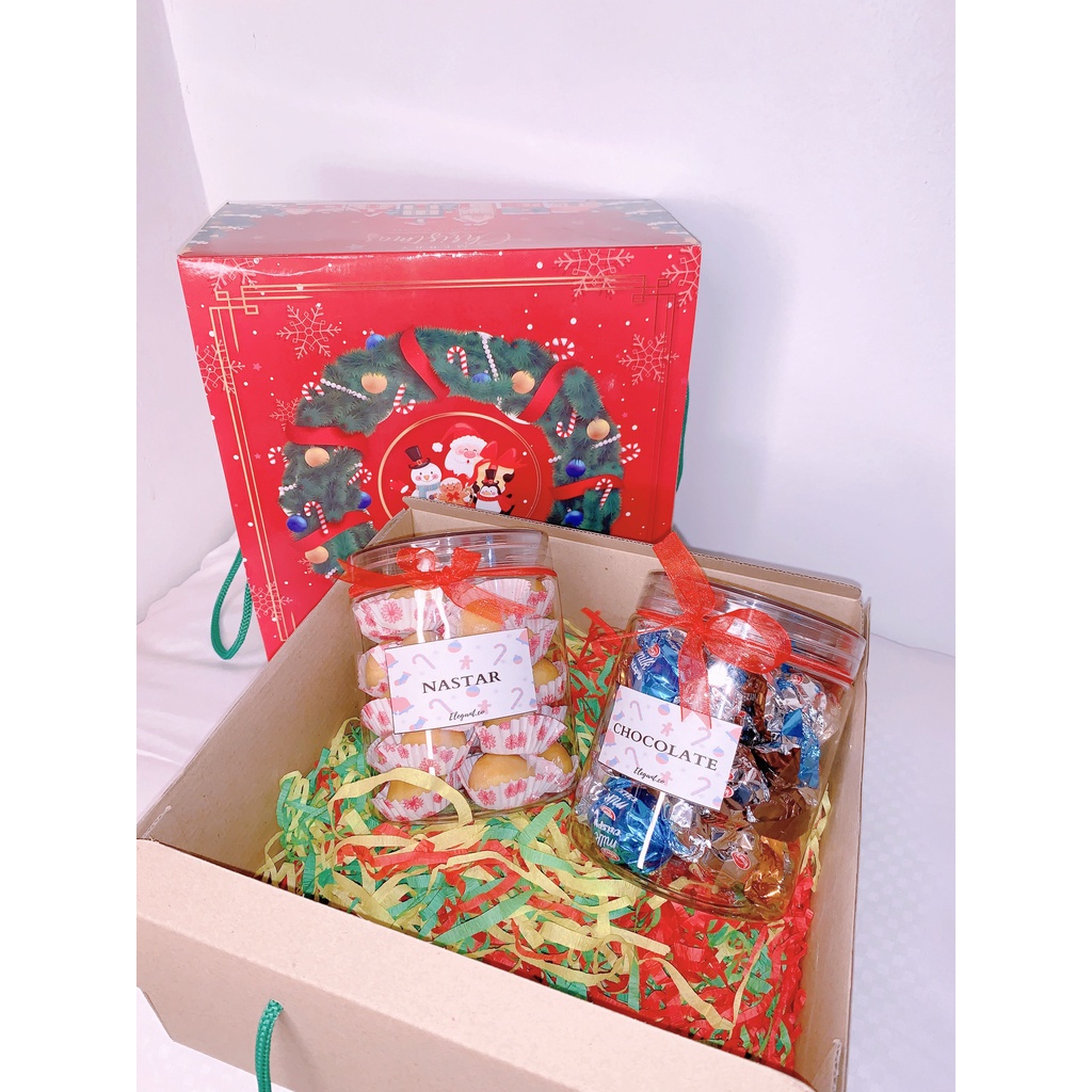 

ELEGANTCO - L - Hampers gift box parcel hadiah kado natal merry christmas kue cookies