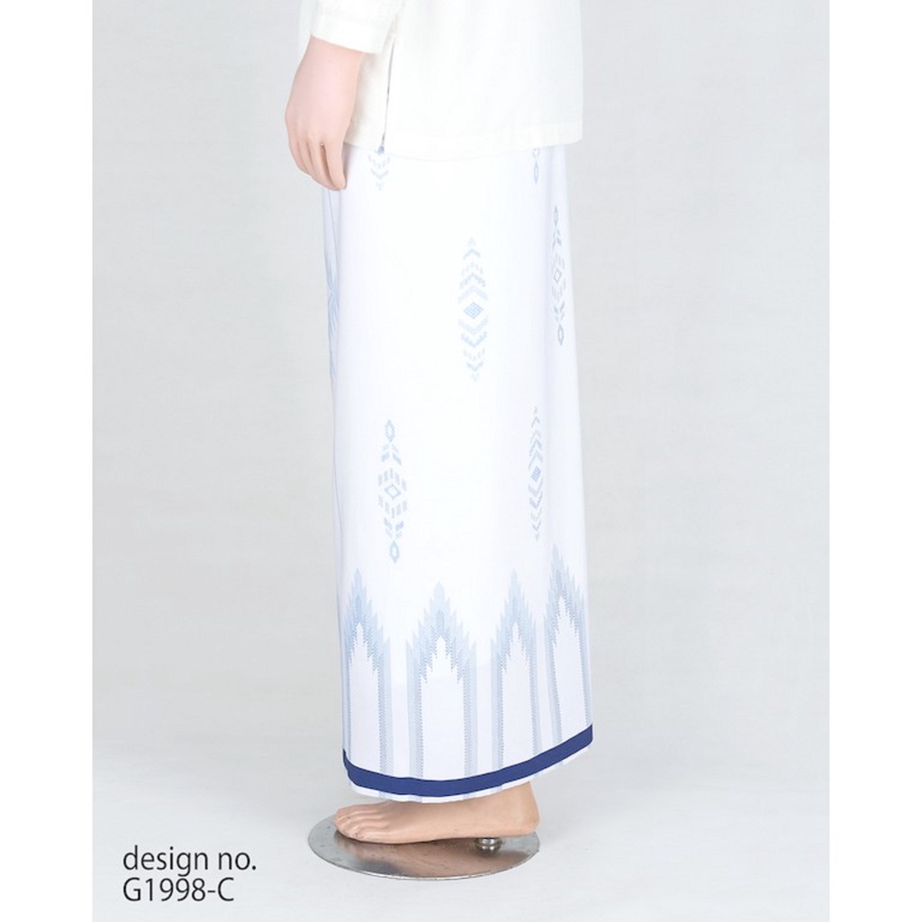 Sarung Samarinda Putih Pm Al-Barkah Jumbo G-1998