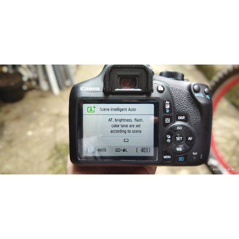 Canon 1300d like new bonus tas