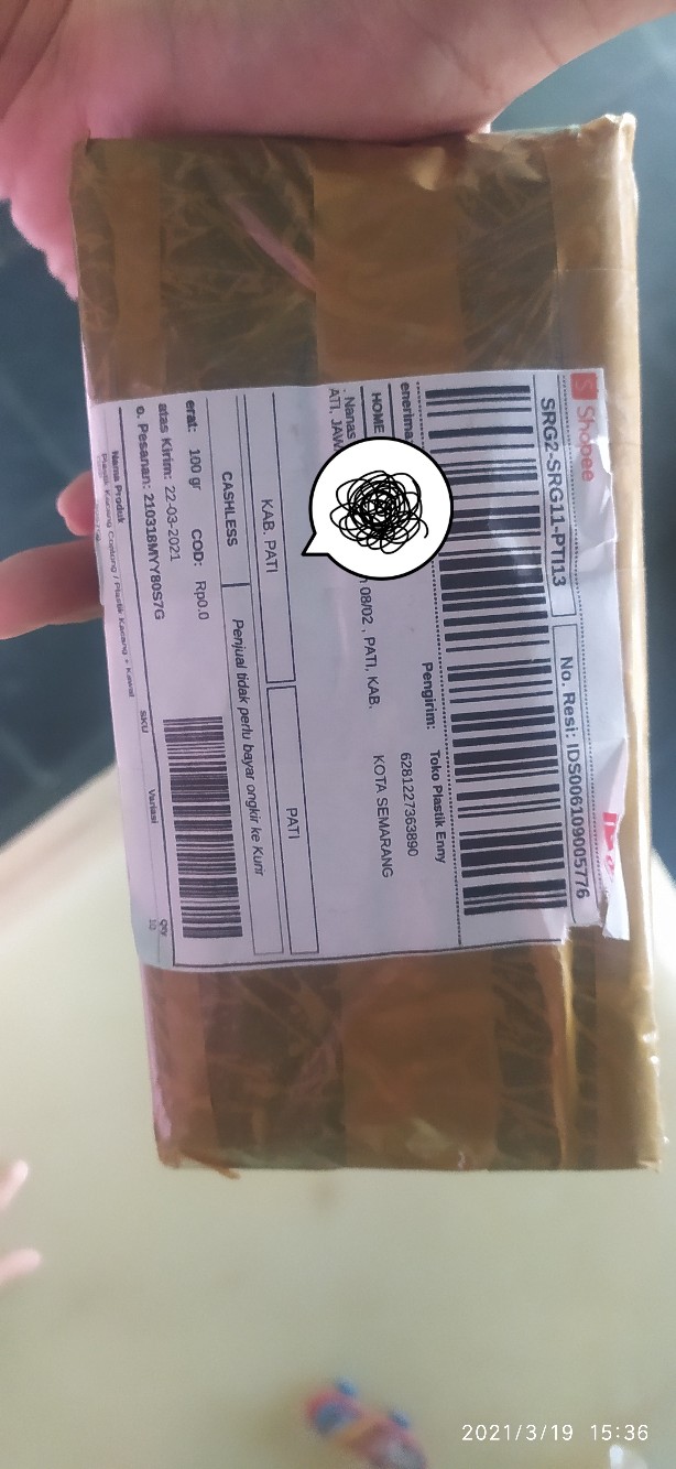 [isi 50pcs] Plastik Kacang Contong / Plastik Permen