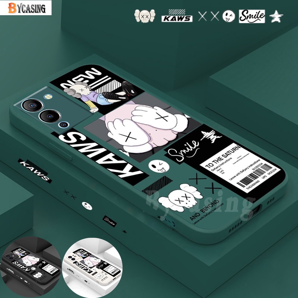 Casing Silikon Infinix Note 12 G96 Note 11 Smart 5 Smart 6 11S NFC Hot 11 Play 10 Play 9 Play 10S Motif Kaws Sesame Street