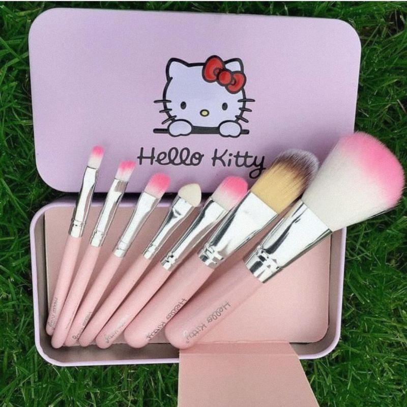 Make up brush hello kitty set