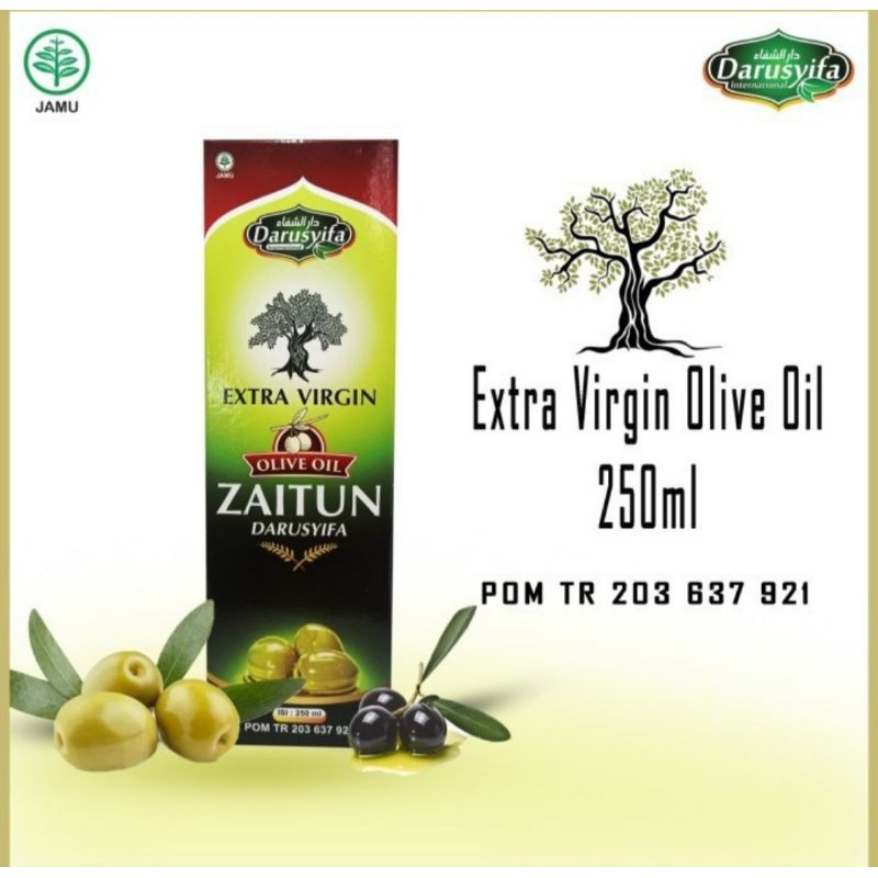 

Minyak Zaitun Olive Oil | Extra Virgin Zaitun 250ml | Zaitun Darusyifa
