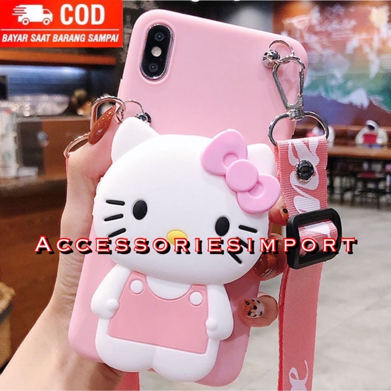 CASE INFINIX SMART 5/ SMART 6HD/ SMART 6PLUS/ SMART 6NFC/ HOT 20i/ HOT 12PRO/ HOT 12/ HOT 12i/ HOT 12PLAY/ HOT 11S NFC/ HOT 10/ HOT 9PLAY / CASE KARAKTER DOMPET COIN/ KOIN + TALI GANTUNGAN SELEMPANG