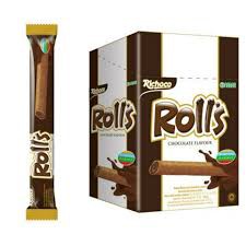 

Nabati Rolls Rasa Coklat 8 gr isi 20 bungkus/box