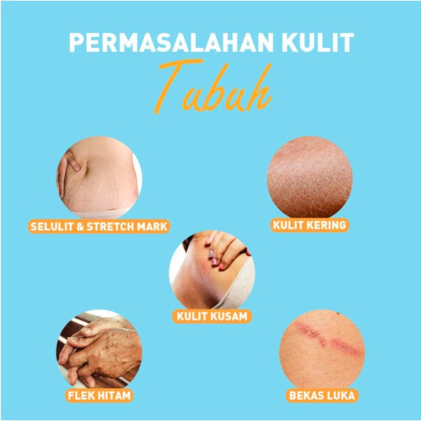 LUCCIOLA Body Serum - Pemutih Pelembab Kulit Kenyal Mulus Cantik Mencerahkan Penghilang Bekas Luka