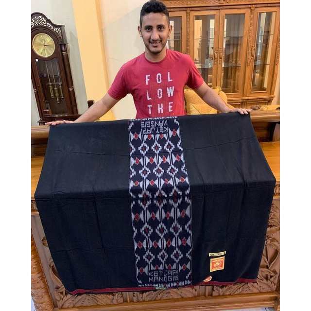 Sarung Goyor Polos Ketjapi Manggis