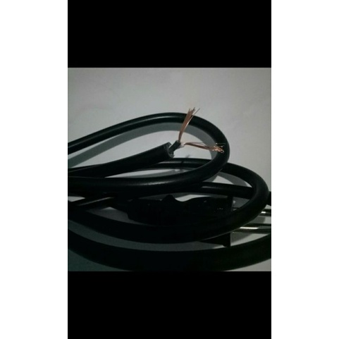 kabel power ac buntung bulat panjang 2meter jual per/10pcs