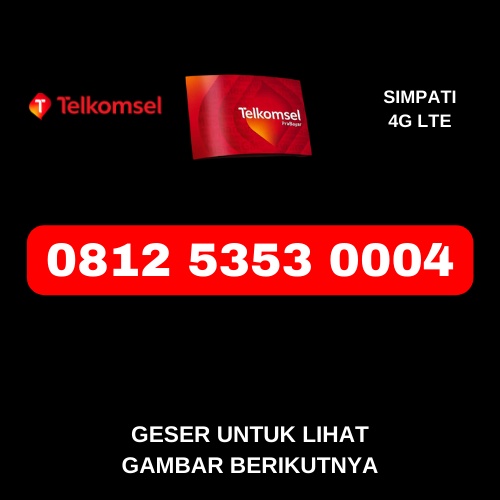 Nomor Cantik Telkomsel  Simpati 4G LTE AAABB Rapi 4G LTE Dobel Tripel Hoki 000 222 111