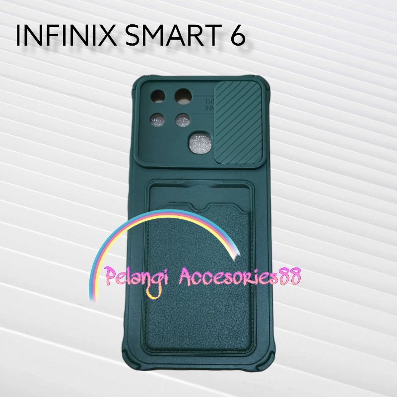 CASE INFINIX SMART 6 / SMART 6 NFC CASE SOFTCASE SLEDING WARNA WARNI