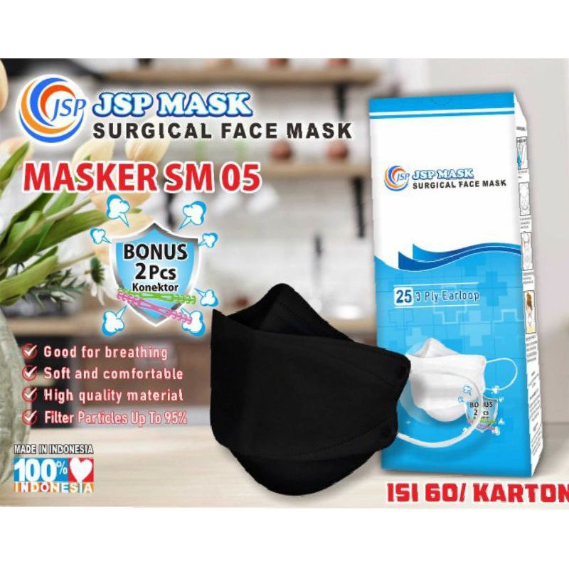 Masker Medis KF94 JSP/Masker Medis  Earlop/Masker KN 95