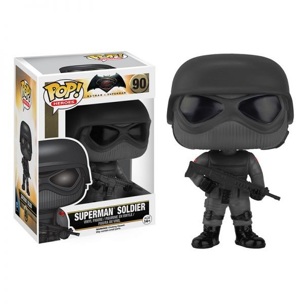 funko pop vinyl Batman v Superman - Superman Soldier - 7579