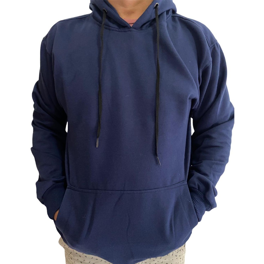 Sweater Hoodie Polos Oversize Jaket Pria Wanita Premium WARNA NAVY