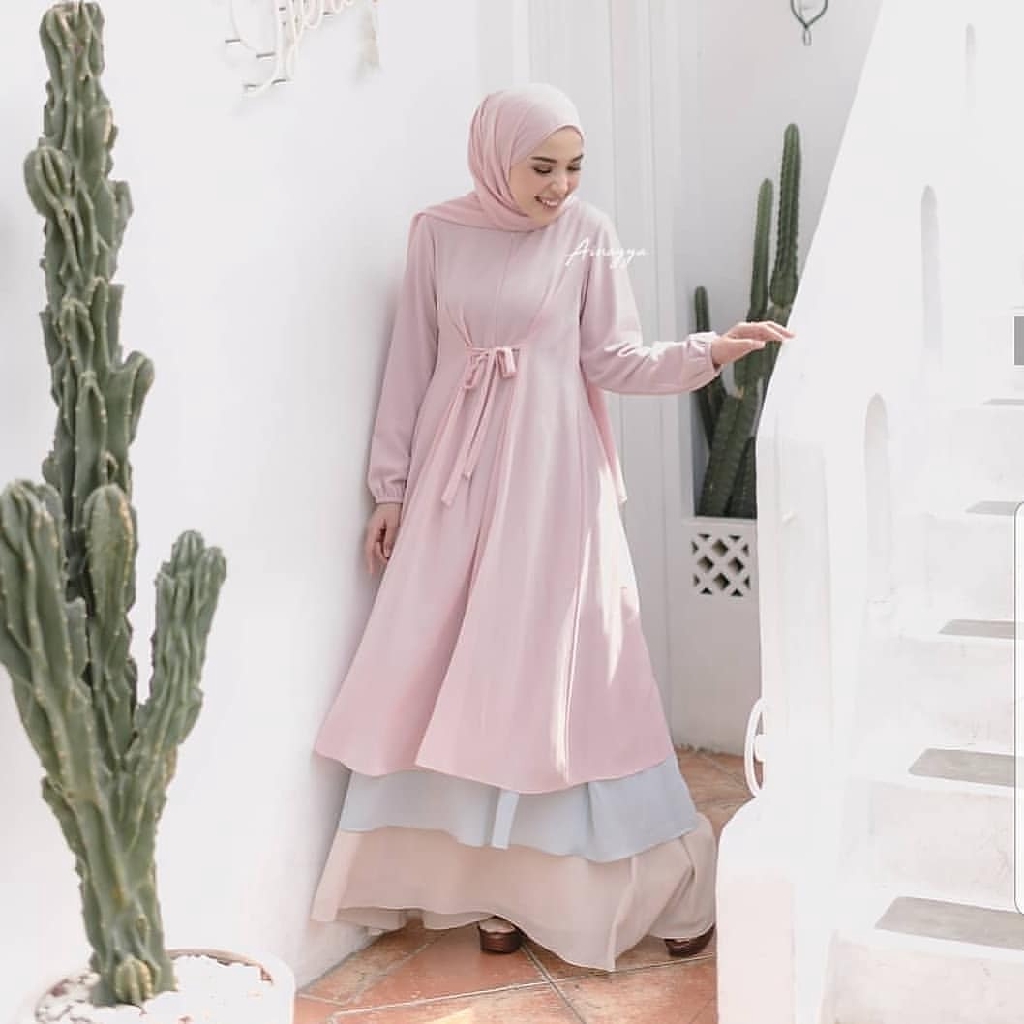 GAMIS CERUTY BABYDOLL - SIZE 5L XXXL XXL XL L M S | QEENARA MAXY DRESS