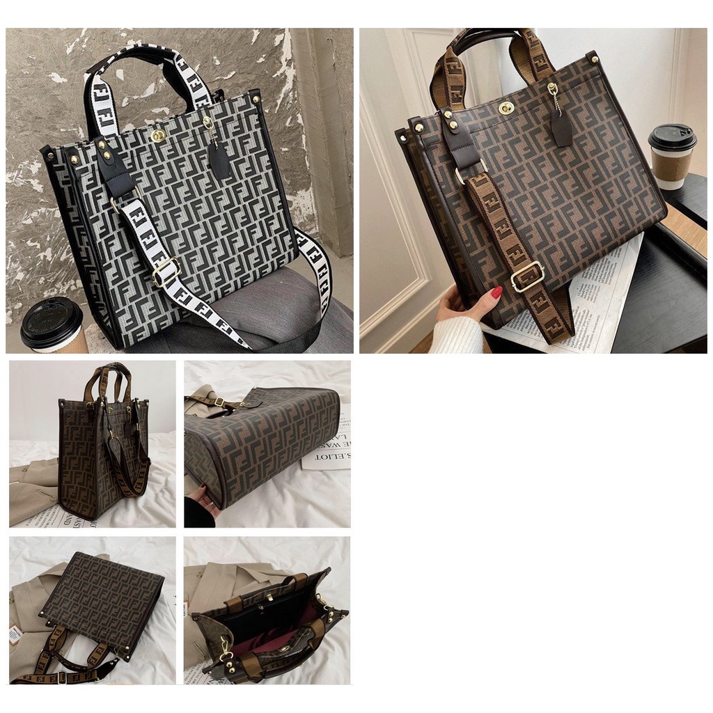 Bq3316 Black,Coffee Tas Selempang Wanita Import