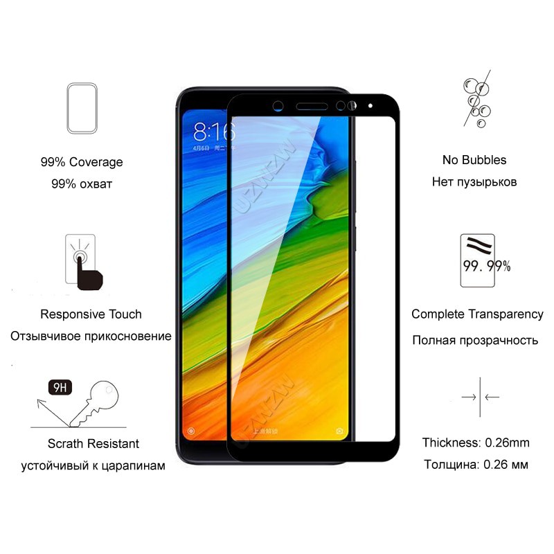 PROMO Tempered Glass XIAOMI Redmi Note 5A, Redmi Note 5 / 5 Pro, Redmi Note 6 TG Layar Anti Gores Ka