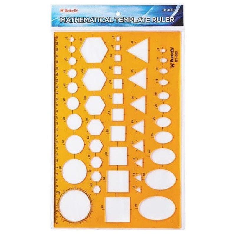 

Butterfly Penggaris BT-880 - Penggaris Bentuk Matematika