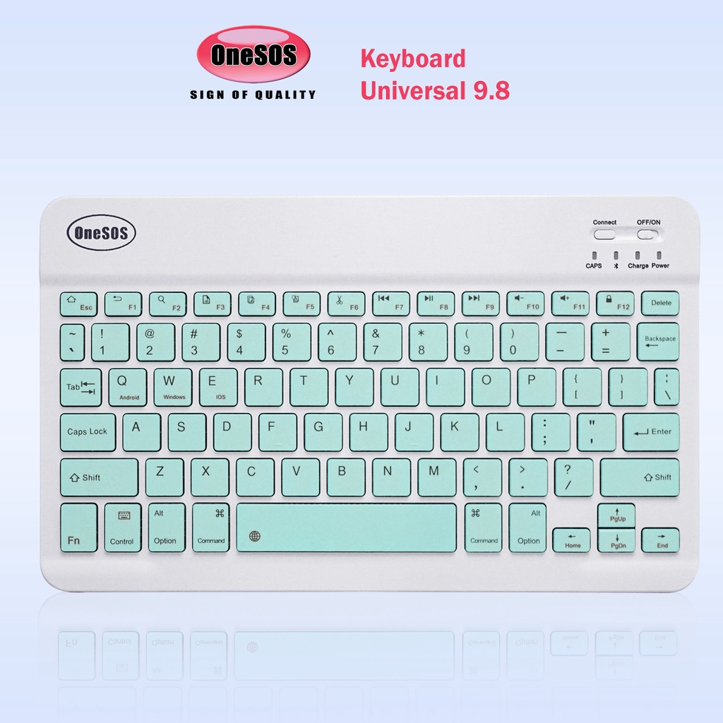 Keyboard Wireless Universal Slim 9,8 inch Portable For Android Windows Ipad Handphone