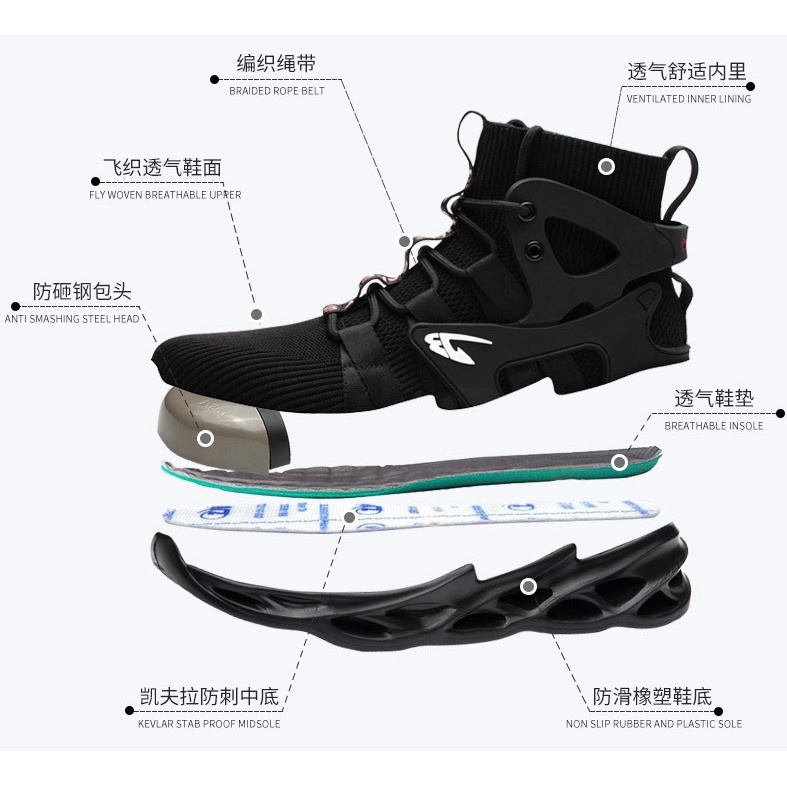 Joobang Safety Sneakers 7719 / Sepatu Safety Sneakers JB 7719