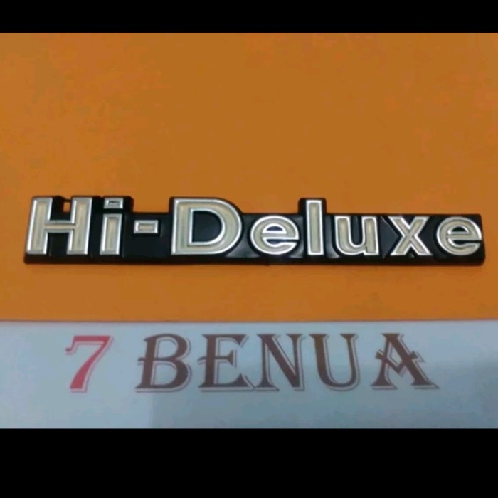 EMBLEM HI-DELUXE HONDA CIVIC TAHUN 1976 UP