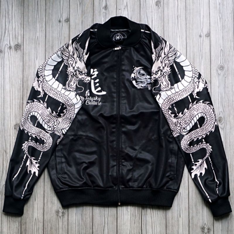 Jaket sukajan holysky japan original / sukajan dragon / sukajan tiger/ jaket sukajan motif terlaris