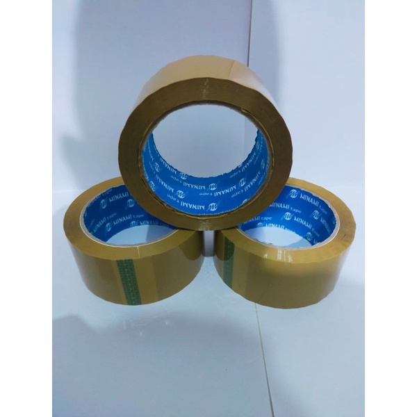 

TERMURAH LAKBAN COKLAT 45mmx90 yards FULL MERK MINAMI/GOLDFOX