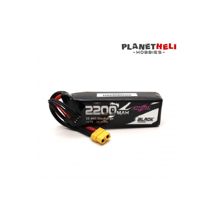 PROMO - CNHL Black Series 2200mAh 3S 11.1V 40C Lipo Battery - STOK TERBATAS