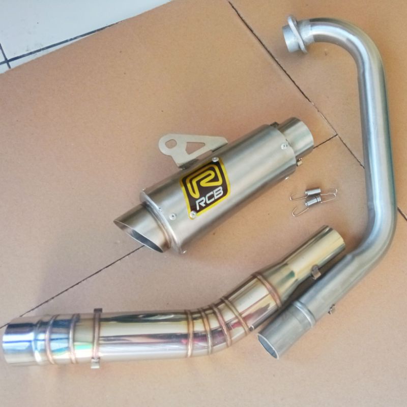 KNALPOT RCB VIXION SATRIA FU JUPITER MX R15 V2 V3 CBR 150R CB150R MX KING VERZA TIGER GSX R150