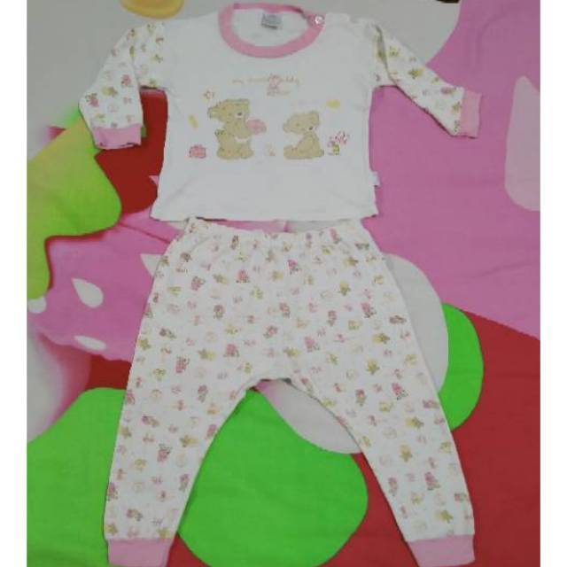 Stelan Piyama baju tidur bayi Pipiniko preloved