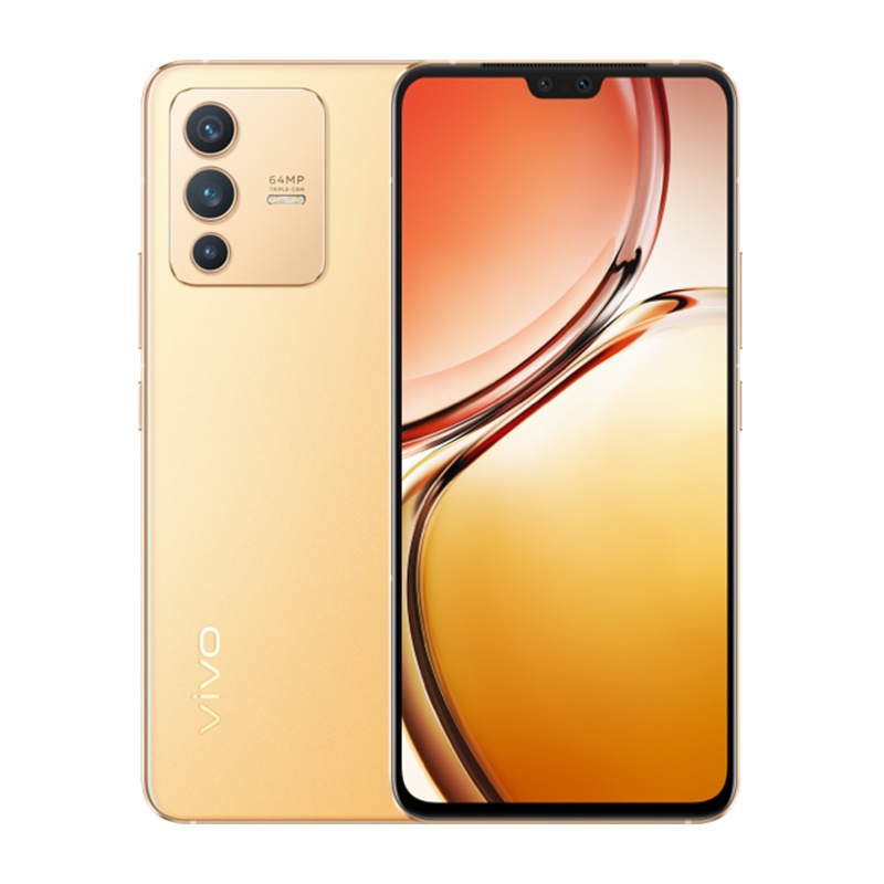 VIVO V23e Vivo V23 5G RAM 8GB+4GB Extended ROM 128GB Garansi Resmi Original Handphone vivo HP Vivo V21 4G-V23 5G Sunshine Gold