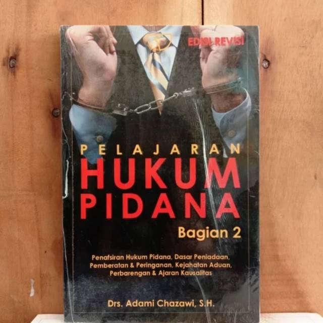 

Pelajaran hukum pidana bagian 2